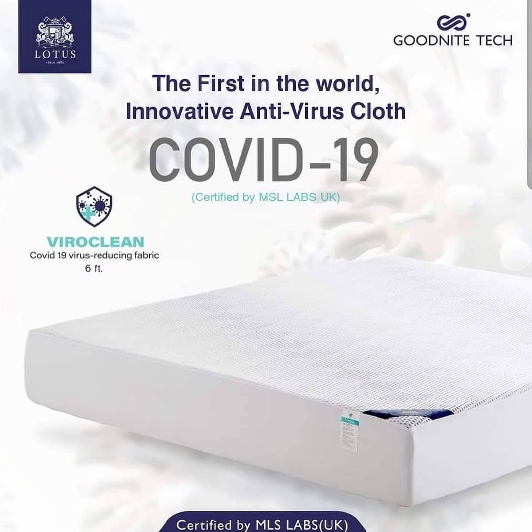 Viroclean Mattress Protector (King )-182*198 cm Brand:Hotel Lotus