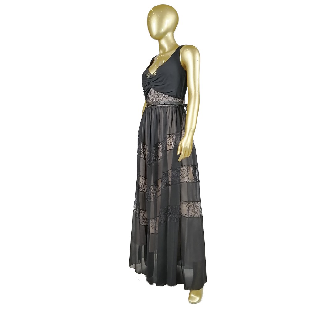 MODA DRESS ABITO 69 NERO/NUDO