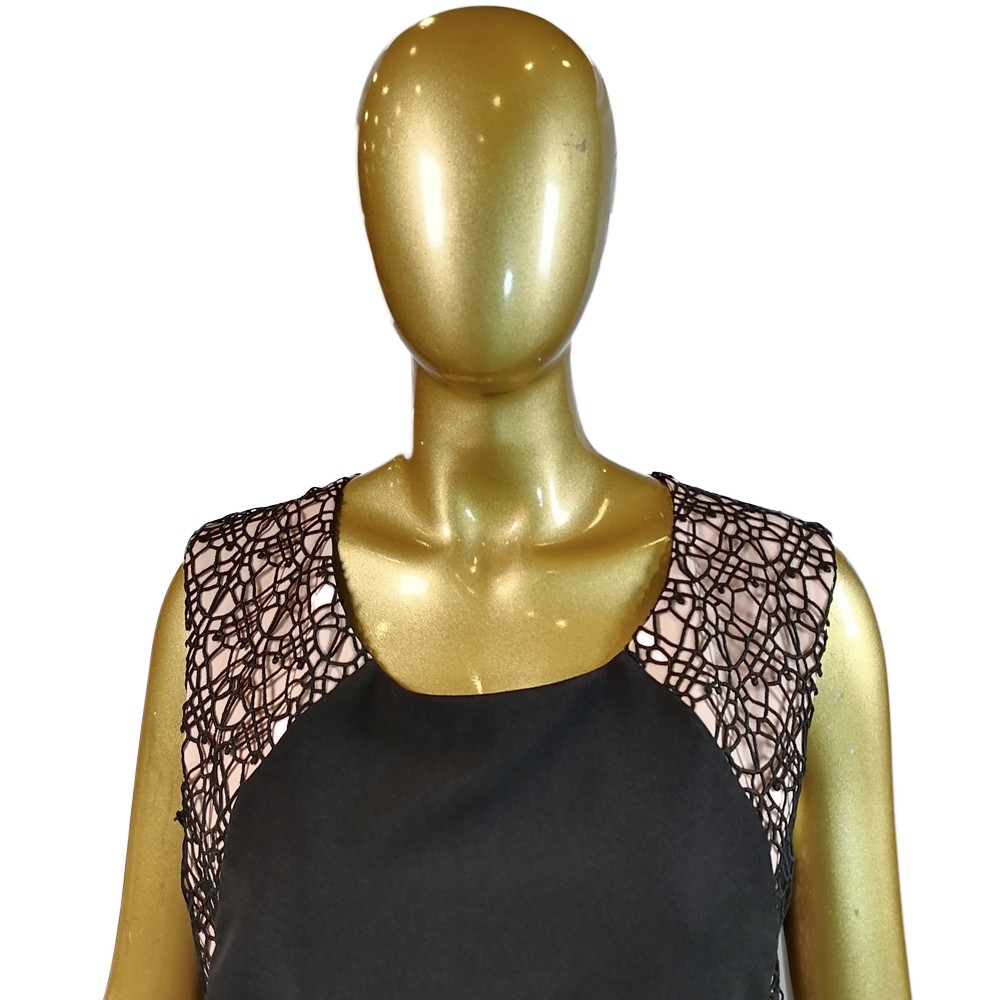 MODA DRESS ABITO 178 NERO