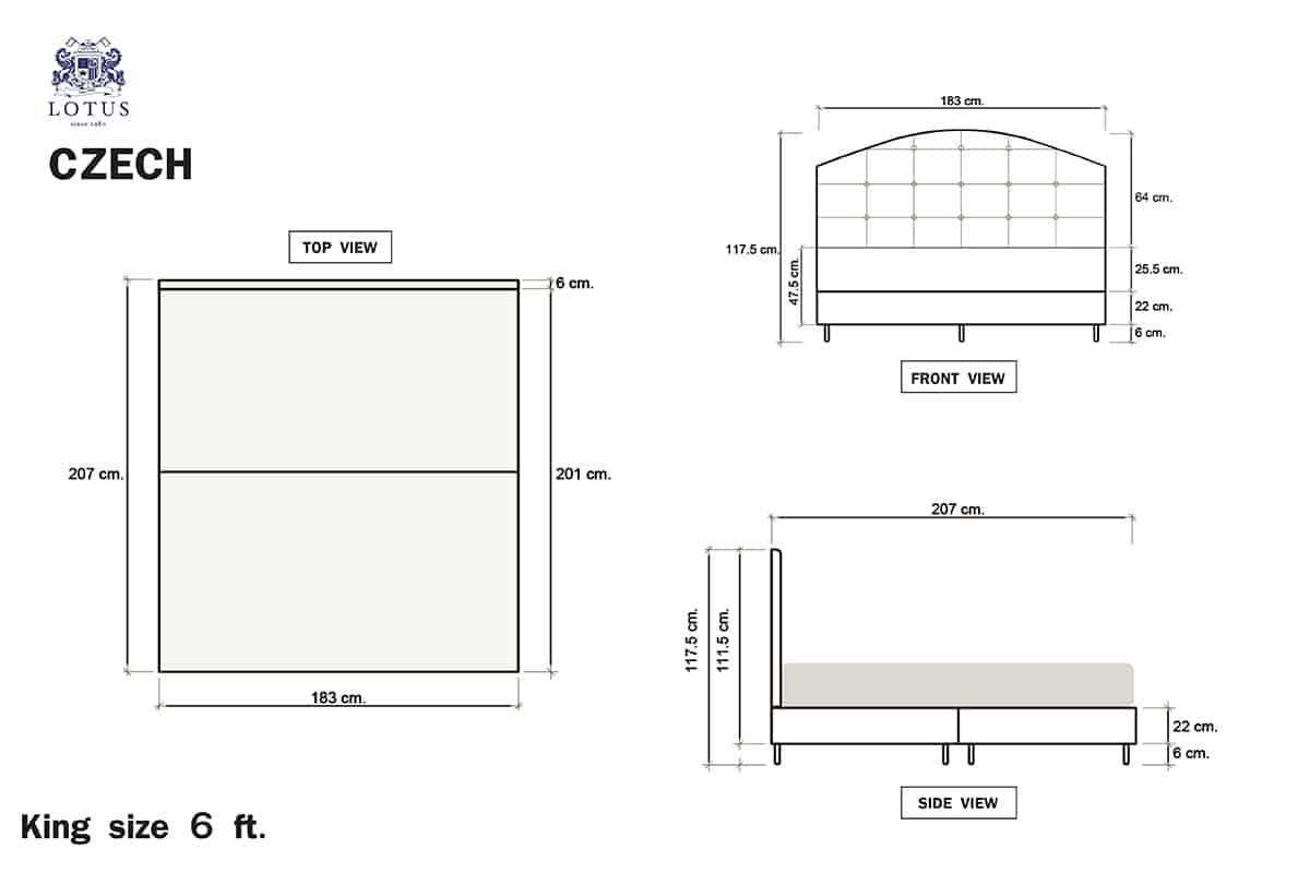 Czech Bed(King) Brand:Lotus