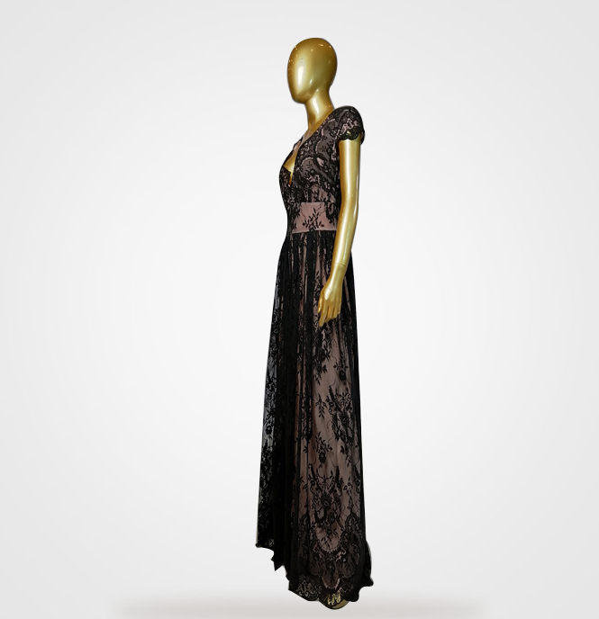 MODA DRESS ABITO 3 NERO/SPANISH