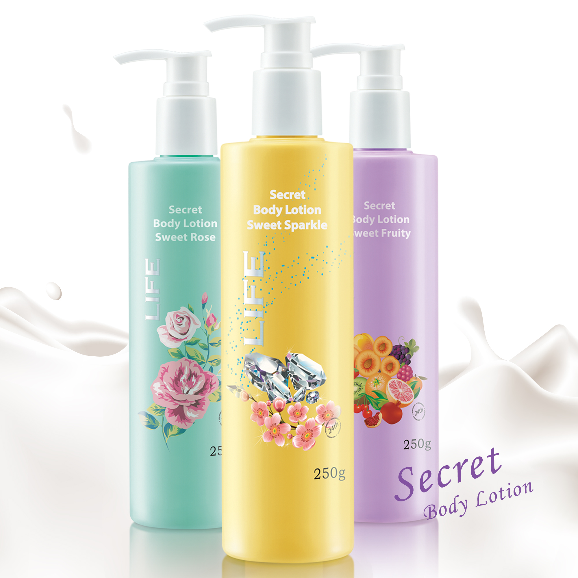 Life Secret Body Lotion (Rose)