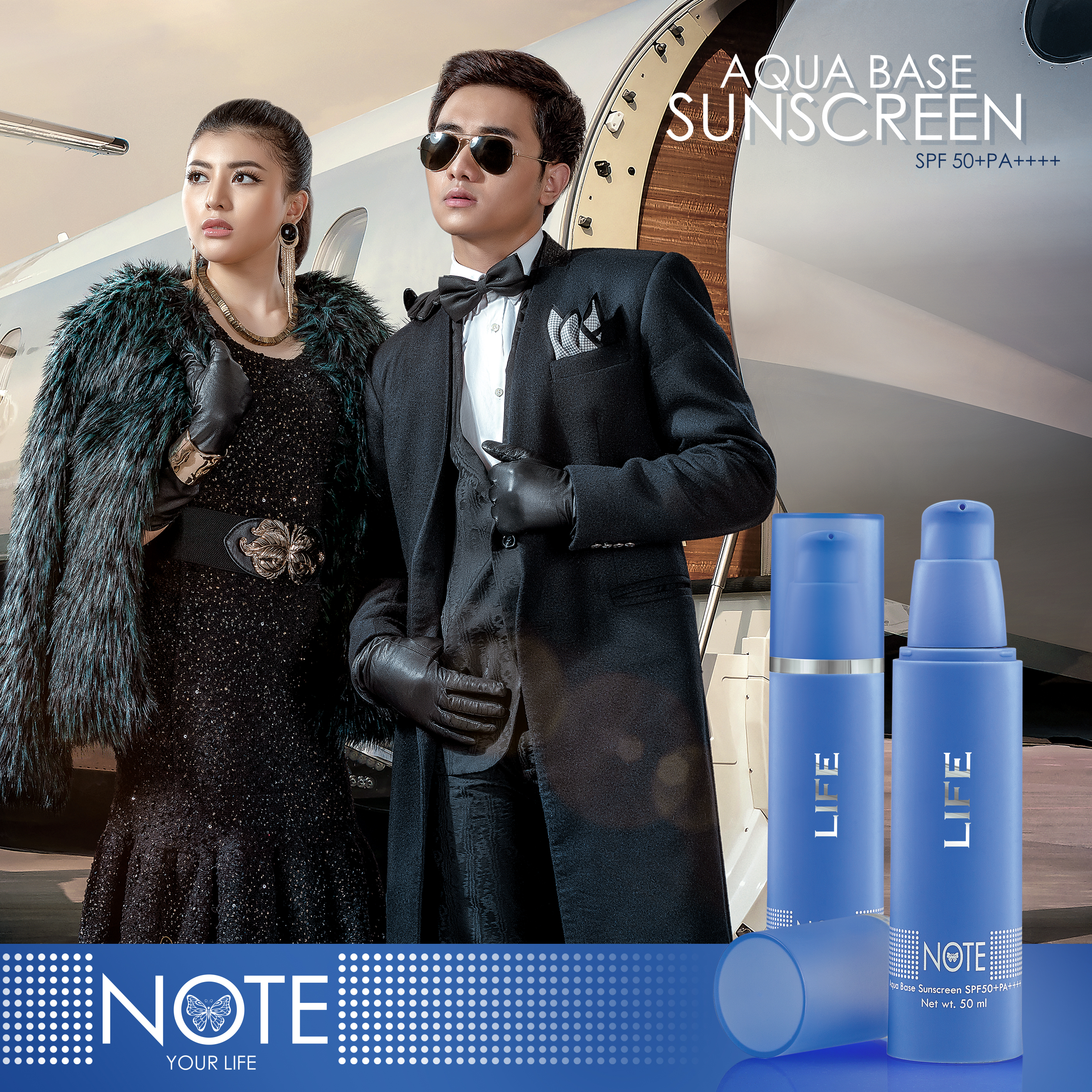 Life Note AQUA Base Sunscreen SPF50+PA++++