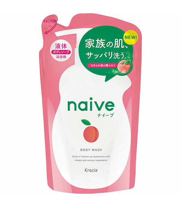 KRACIE NAIVE BODY WASH PEACH REFILL