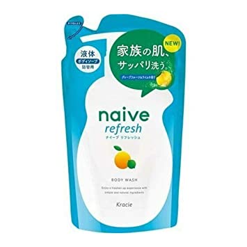 KRACIE NAIVE BODY WASH REFRESHING REFILL