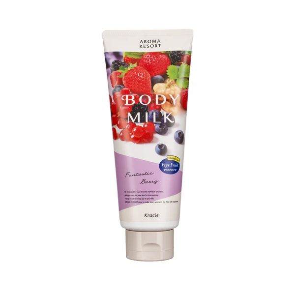 KRACIE AROMA RESORT BODY MILK FANTASIC BERRY 200g