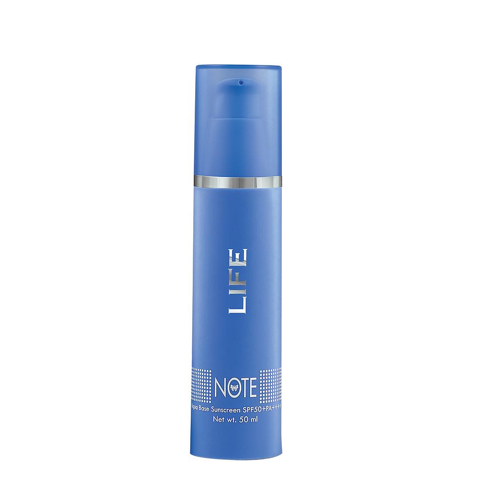 Life Note AQUA Base Sunscreen SPF50+ PA++++ 50ml | Living Square ...