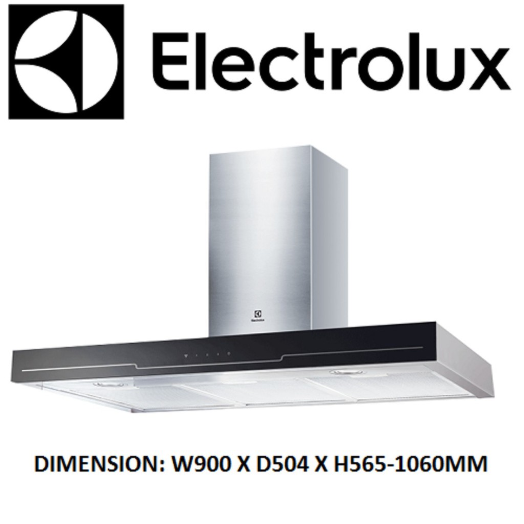 90cm Inspiration Chimney Kitchen Hood with Multi-layer Grease Filter Brand:Electrolux-Kitchen Appliance