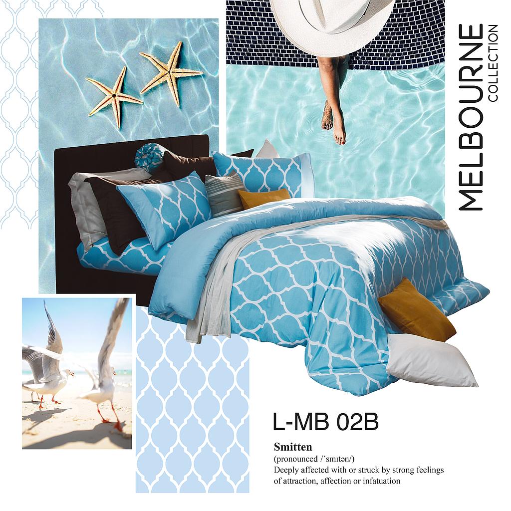 Melbourne Bed Sheet Set 5 pcs(182 * 198)cm Brand:Lotus