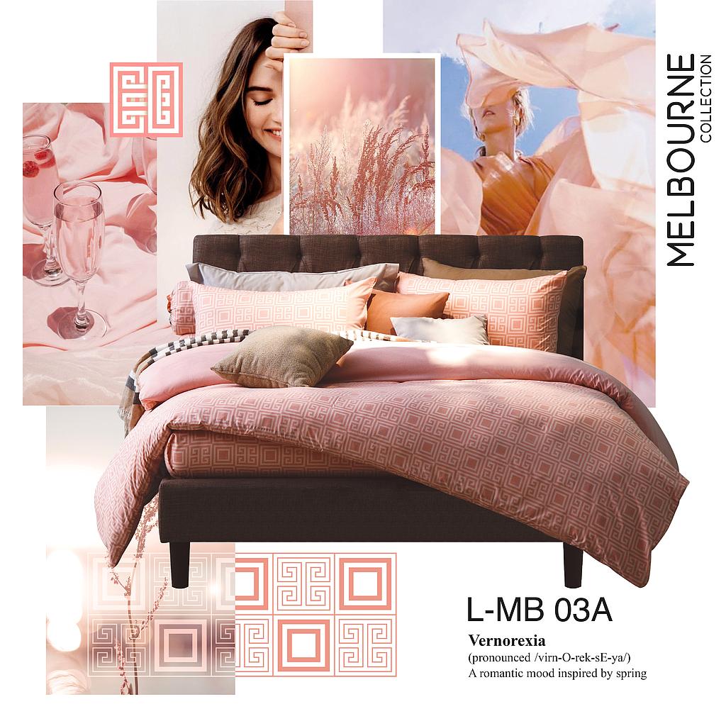 Melbourne Bed Sheet Set 3 pcs(106 * 198)cm Brand:Lotus