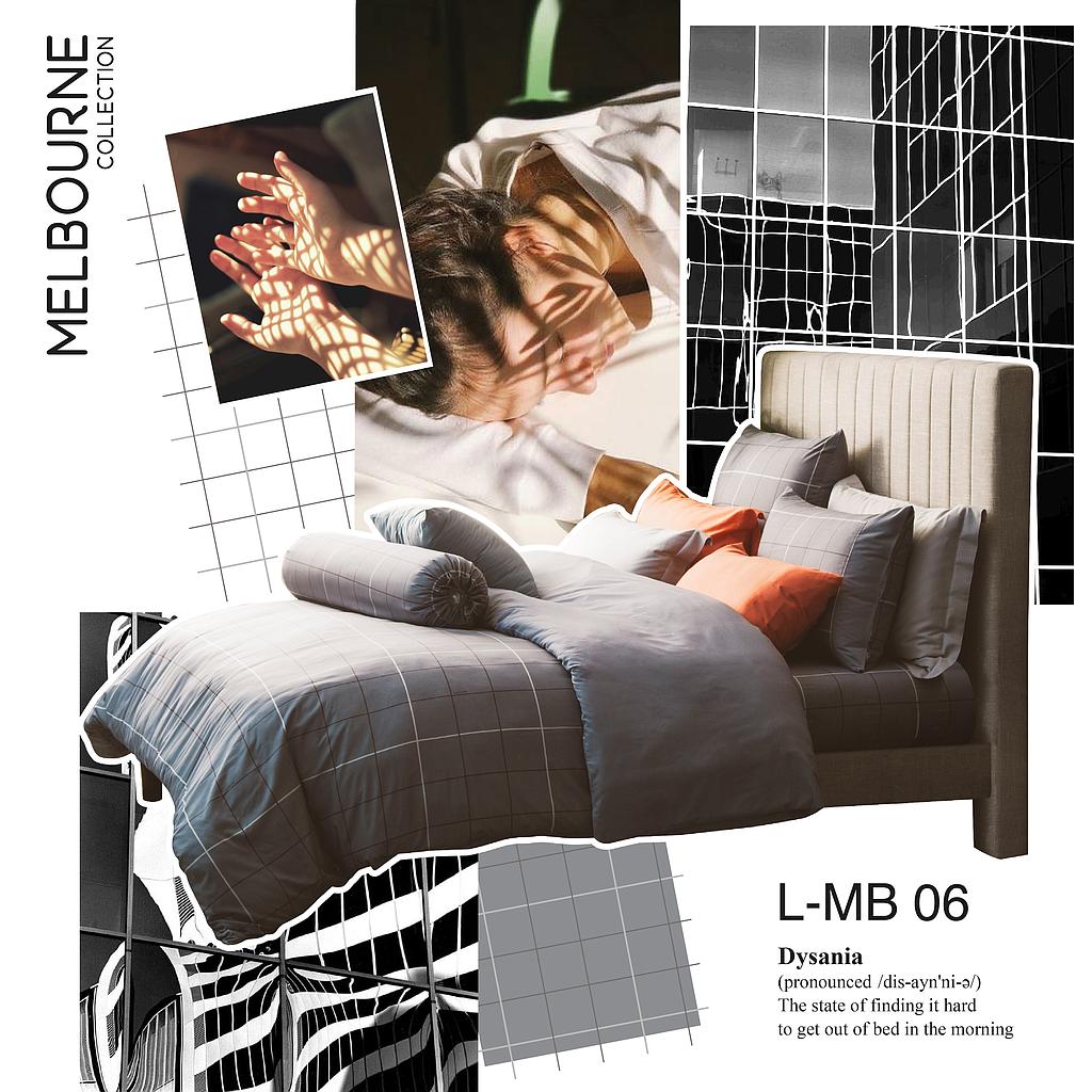 Melbourne Bed Sheet Set 3 pcs(106 * 198)cm Brand:Lotus