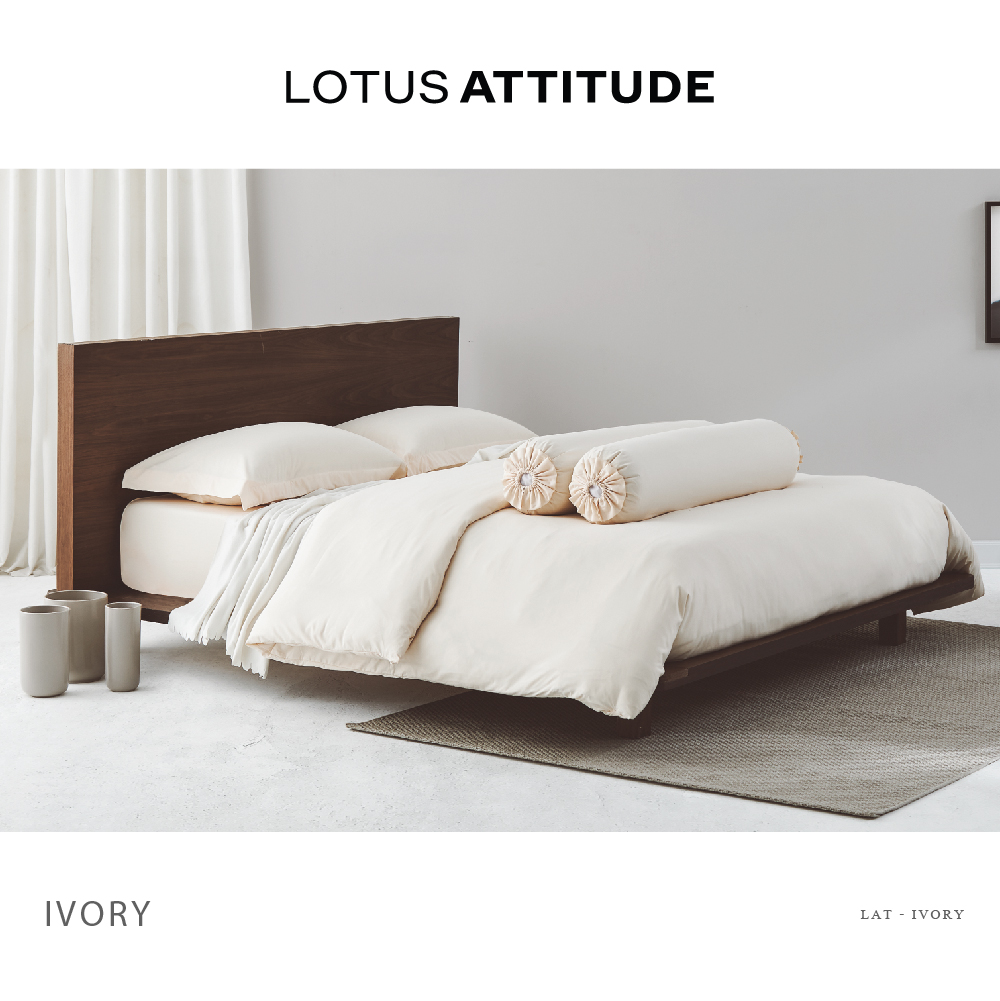 Attitude Bed Sheet Set 3 pcs- Ivory(106 * 198) Brand:Lotus