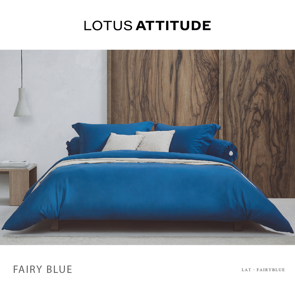Attitude Bed Sheet Set 3 pcs- Fairy Blue(106 * 198) Brand:Lotus