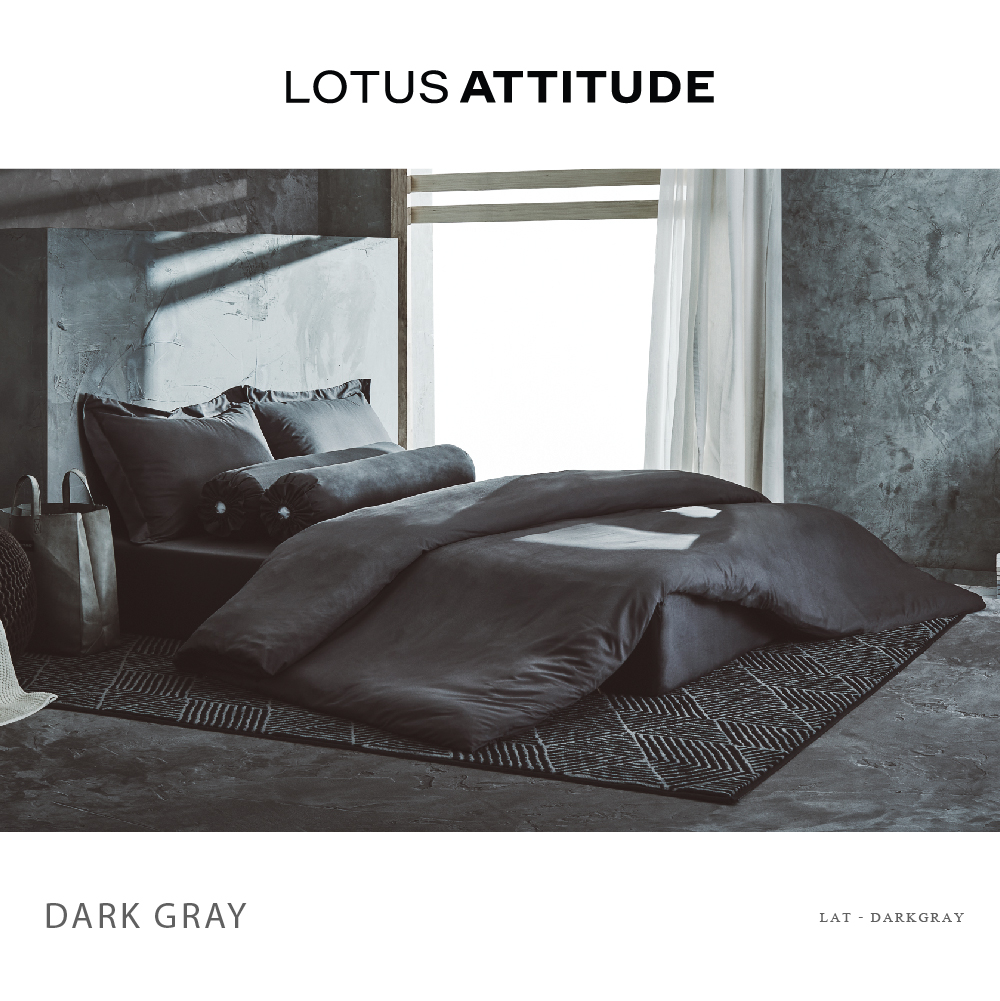 Attitude Comforter King- Dark Grey(228 * 254)cm Brand:Lotus