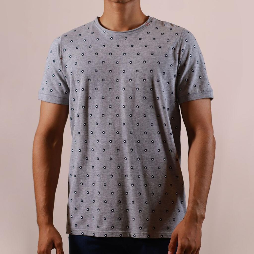 T-Shirt Stampa Fiori (M)