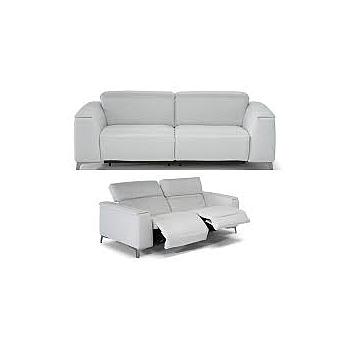 Leather-Navy Blue(wood)Brand:Natuzzi(1+2+3)
