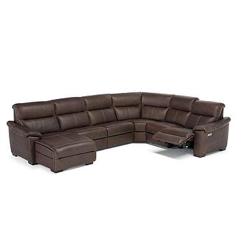 Leather-Black(Metal)Brand:Natuzzi(corner)