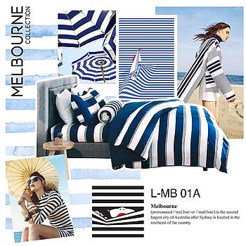 Melbourne Bed Sheet Set 5 pcs(182 * 198)cm Brand:Lotus